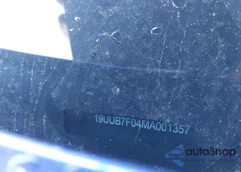 2021 Acura Tlx Type S from USA, damaged, VIN 19UUB7F04MA001357